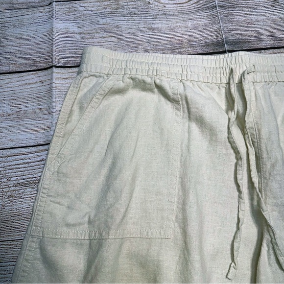 J. Crew Light Tan Linen Shorts Size L - Picture 8 of 8